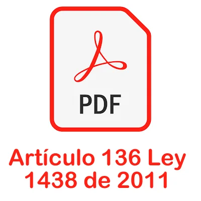 Artículo 136 Ley 1438 de 2011